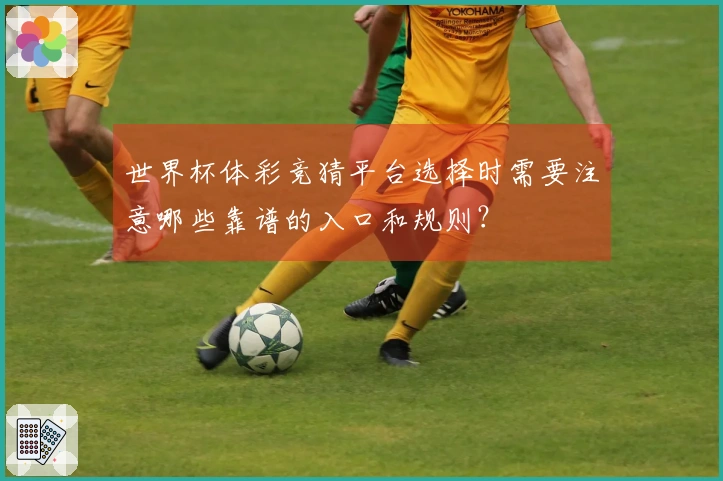 世界杯体彩竞猜平台选择时需要注意哪些靠谱的入口和规则？